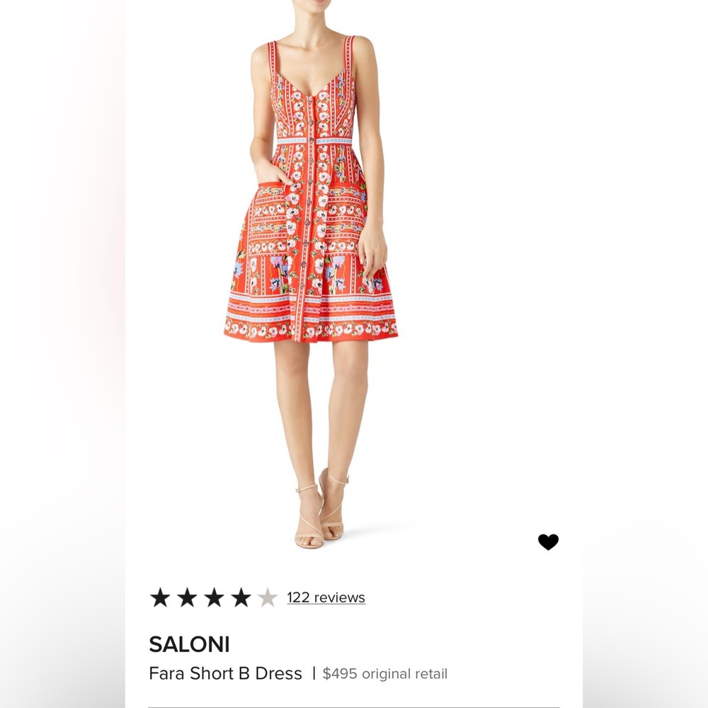 Saloni Fara Short B dress